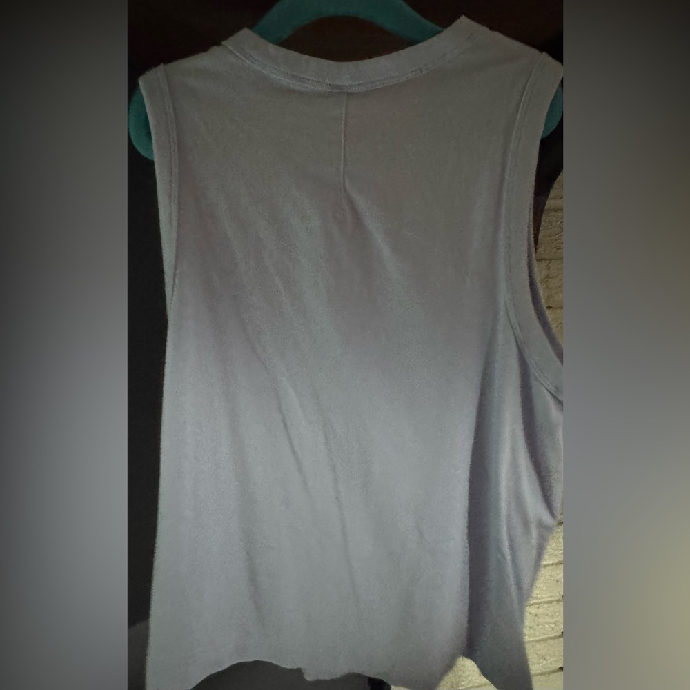 light blue  Sleeveless Women's Top